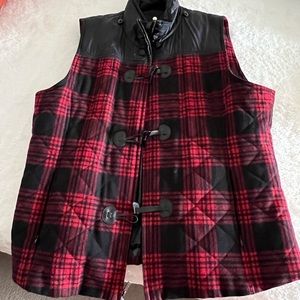 Pendleton plaid vest